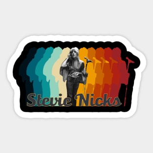 Stevie Nicks Retro Fade Sticker